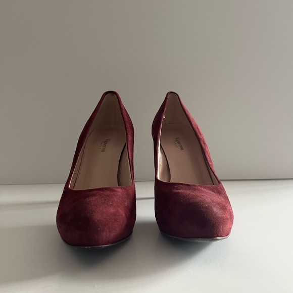 Suede Heels Pumps in Burgundy size 36 - Picture 4 of 10